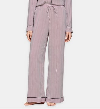 Pantalon de pyjama droit fluide à rayures - Tommy Hilfiger - Rouge et blanc
