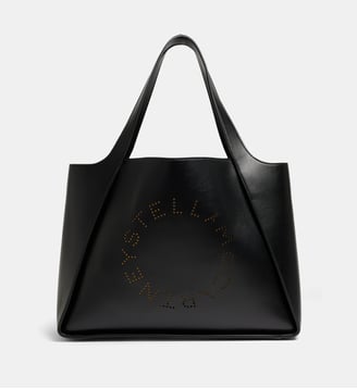 Grand sac cabas signature alter mat lisse - Stella McCartney - Noir