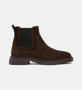 Boots Chelsea en suède - Tommy Hilfiger - Marron