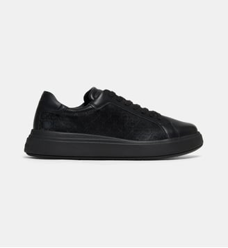 Tennis basses monogrammées - Calvin Klein - Noir