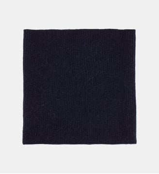 Snood uni Miwa maille duveteuse  - Sessùn - Navy