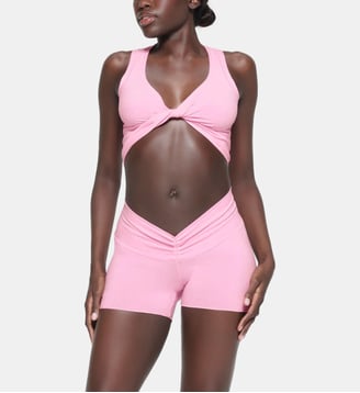 Débardeur Twist effet drapé - Skims - Rose