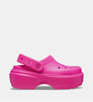 Sabots compensés Stomp - Crocs - Fuchsia