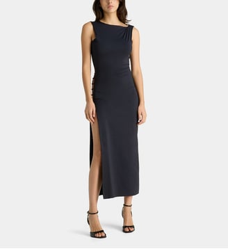Robe ajustée mi-longue - Marcia Wear - Noir
