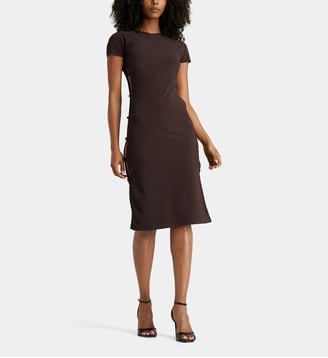 Robe genoux Tchikiboum cintrée - Marcia Wear - Brown
