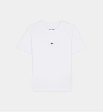 T-shirt signature Jim en coton - Teddy Smith - Blanc