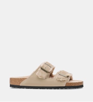 Sandales Arizona en cuir - Birkenstock - Taupe