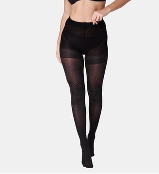 Collant Shorty Sculptant - Yade - Noir