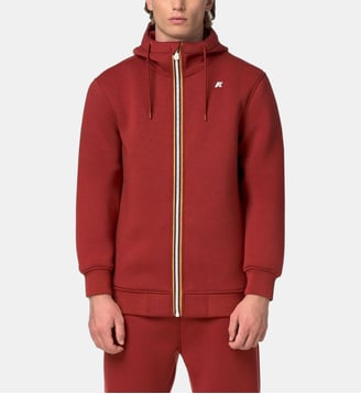 Hoodie zippé Rainer Spacer - K-Way - Rouge