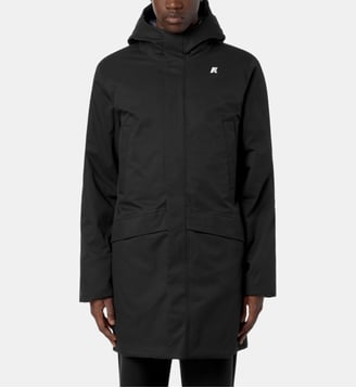 Parka imperméable Jarno Marmotta à capuche - K-Way - Bleu marine