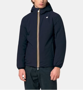 Blouson réversible Jack Warm - K-Way - Kaki et marine