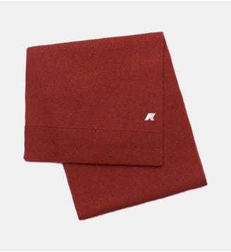 Echarpe unisexe Etienne laine - K-Way - Rouge foncé
