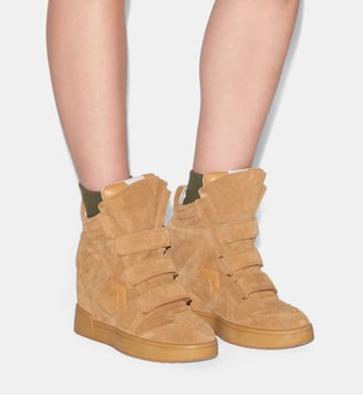 Baskets Montantes Im3 en cuir - Isabel Marant - Cognac