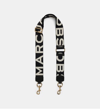 Bandoulière de sac The Logo Webbing Strap - Marc Jacobs - Noir et blanc