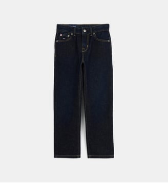 Jean droit K Ble denim de coton - Eden Park - Bleu jean foncé