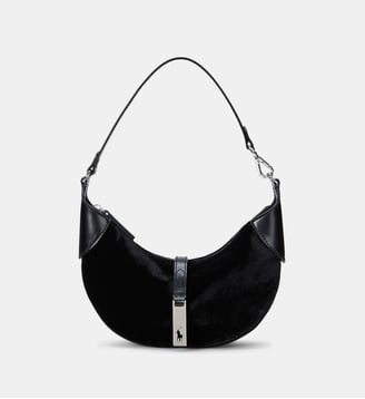 Sac à main en cuir signature - Polo Ralph Lauren - Noir