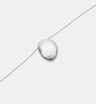 Collier en laiton effet pierre - Isabel Marant - Silver