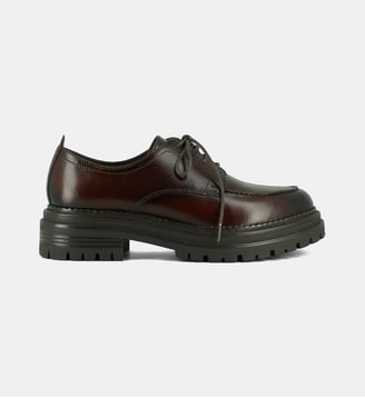 Derbies Adalou en cuir - Jonak - Marron foncé