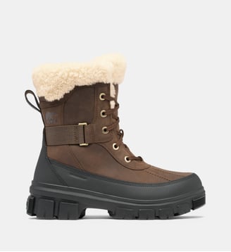 Bottines d'hiver Torino V Parc imperméables cuir - Sorel - Marron foncé
