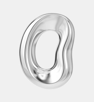 Pendentif en argent rodhié - Lien en cuir - Charlotte Chesnais - Argent