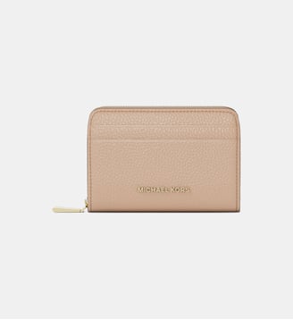 Porte-monnaie signature zippé - Michael Kors - Beige
