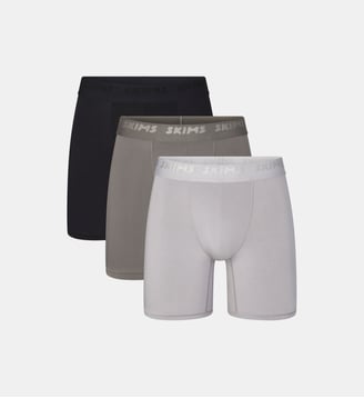 Lot de 3 boxers longs - Skims - Gris et noir