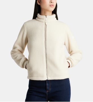 Veste polaire courte zip - Aigle - Crème