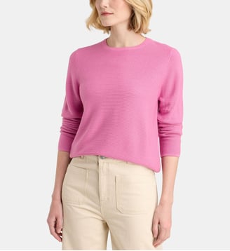 Pull Carmen R doux  - Galeries Lafayette - Rose thé