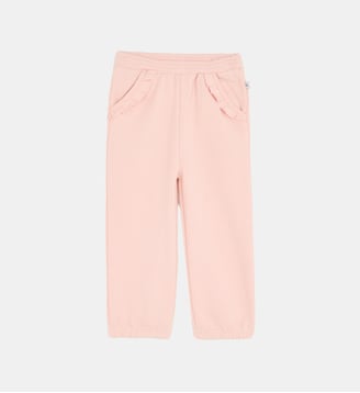 Jogging Anna Bis en molleton bio - Cadet Rousselle - Rose