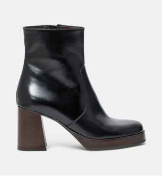 Bottines à talons Ezra - Bocage - Noir brillant