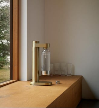 Gazéificateur d'eau - Stelton - Laiton
