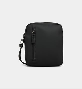 Sacoche Diamond crossbody enduit piqué  - Galeries Lafayette - Noir