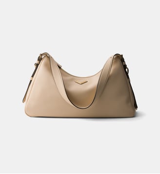 Sac cabas Aimée en cuir - Prada - Beige