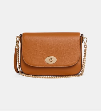 Sac à main Cancun Alba S cuir grainé - Mac Douglas - Châtaigne