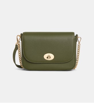 Sac à main Cancun Alba S cuir grainé - Mac Douglas - Loden