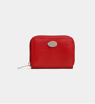 Porte-monnaie Casino Buni cuir grainé - Mac Douglas - Rouge