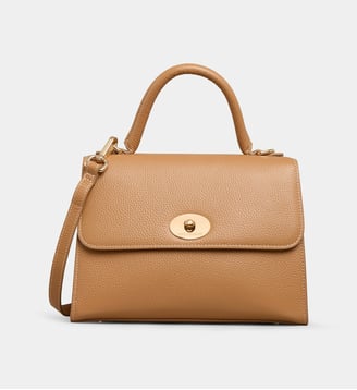 Sac à main Clichy Alba cuir S - Mac Douglas - Marron clair