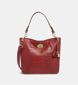 Sac à main Kentucky Romy cuir XS - Mac Douglas - Rouge foncé