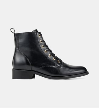 Bottines Fibi en cuir - Cosmoparis - Noir
