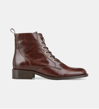 Bottines Fibi en cuir - Cosmoparis - Marron