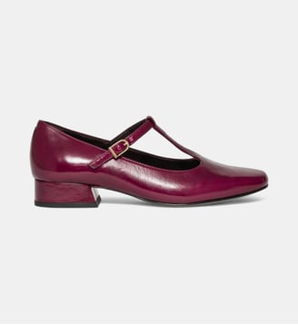 Ballerines Bea en cuir - Bocage - Rouge