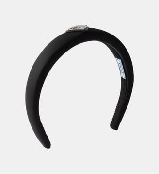 Serre-tête en Re-Nylon signature - Prada - Noir