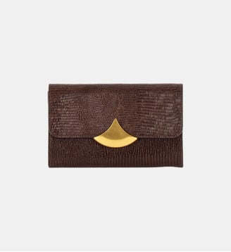Portefeuille Diviluz en cuir - Sessùn - Marron
