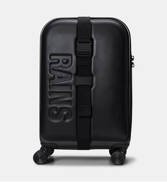 Valise cabine rigide 4R 55 cm - Rains - Noir
