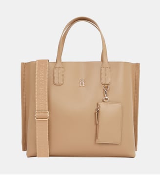 Sac cabas Distinct enduit - Tommy Hilfiger - Beige