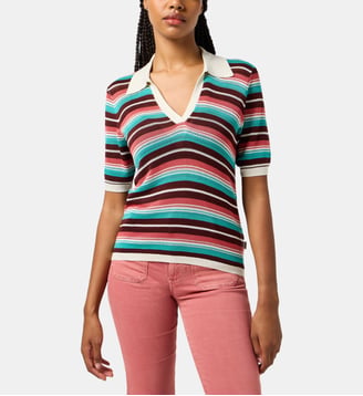 Polo ajusté rayé  - Wrangler - Multicolore