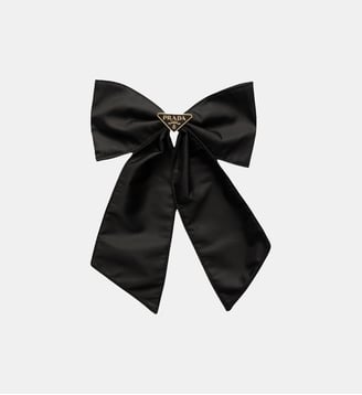 Barrettes Noeud en Re-Nylon - Prada - Noir