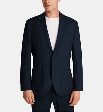 Blazer ajusté - Tommy Hilfiger - Bleu marine