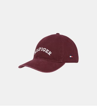 Casquette en coton signature - Tommy Hilfiger - Bordeaux