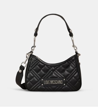 Sac à main signature matelassé - Love Moschino - Noir